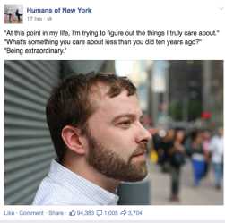As seen on The Humans of New York Facebook Page